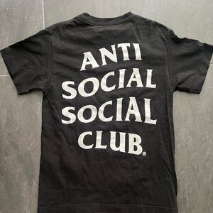 Anti Social Club t shirt size small